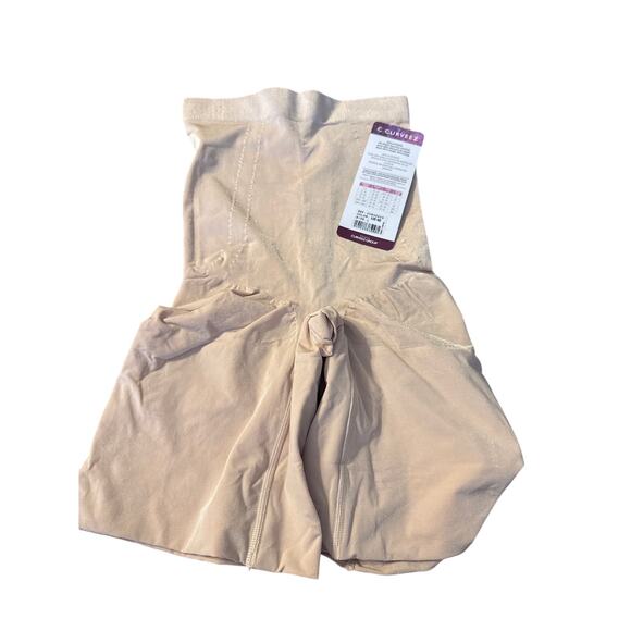 CURVEEZ COMFORT EVOLUTION HI WAIST THIGH SLIMMER SHAPER CONTROL SEAMLESS NU 3X - Picture 3 of 7